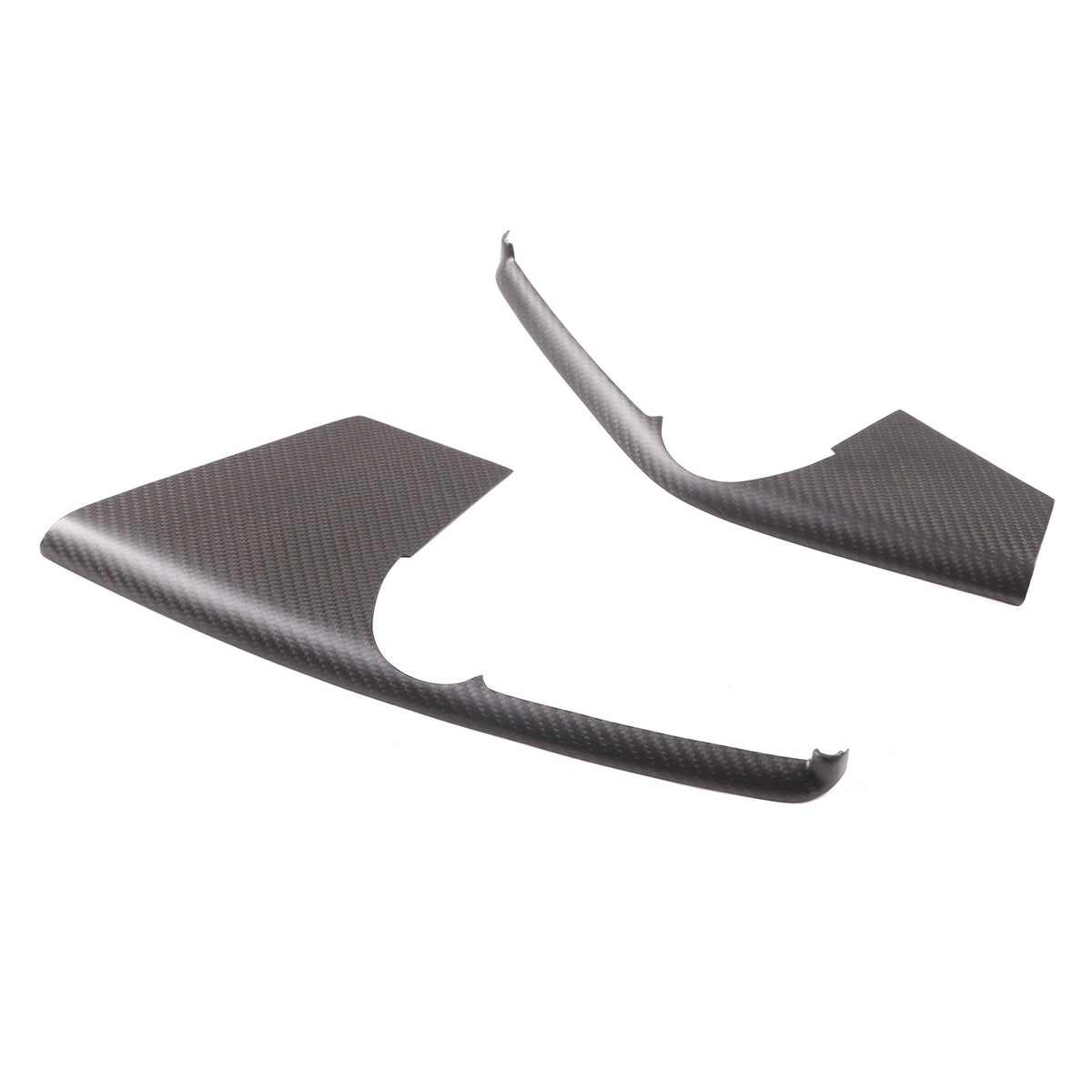 Matte Real Carbon Fiber Mode Button Side Trim For Nissan GTR R35 2008-2016 9
