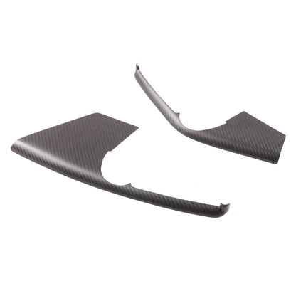 Matte Real Carbon Fiber Mode Button Side Trim For Nissan GTR R35 2008-2016 9