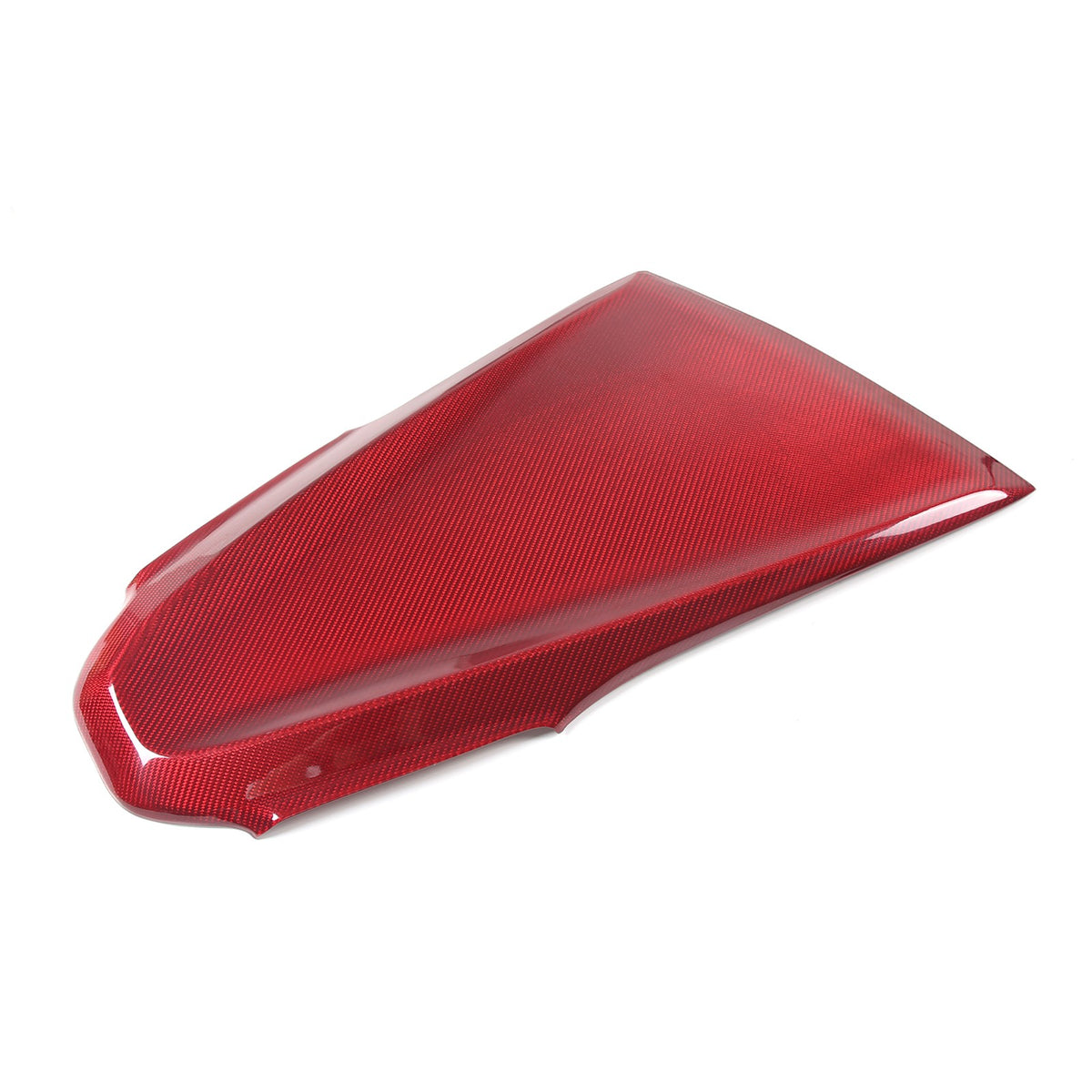 Red Carbon Fiber Dashboard Instrument Upper Panel Cover for Corvette C8 2020-25 18