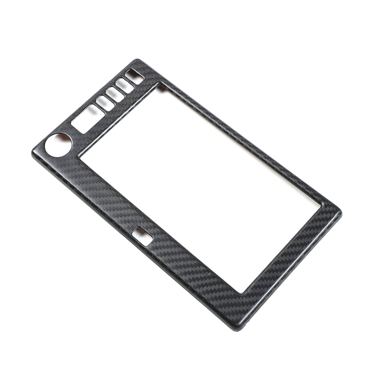Matte Carbon Fiber Center Navigation Screen Trim Cover For Corvette C6 2005-13 12