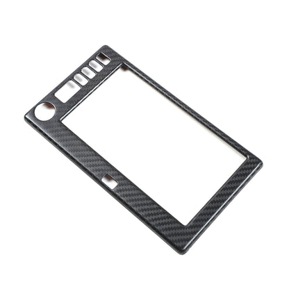 Matte Carbon Fiber Center Navigation Screen Trim Cover For Corvette C6 2005-13 12