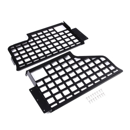Alloy Rear Trunk Side Storage Baffle Molle Panel For LR Freelander 2 2007-2015 7