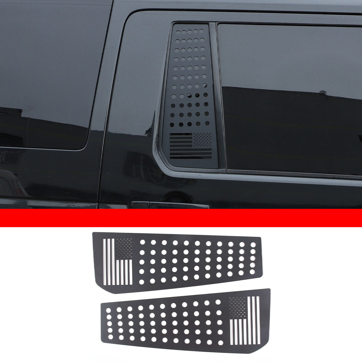 Rear Window Honeycomb Panel Trim For Land Rover Discovery 3/4 L319 2010-2016 US 18