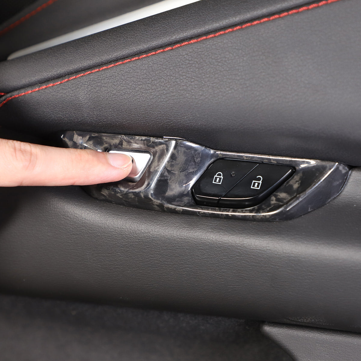 Forged Real Carbon Fiber Full Interior Set Cover Trim Kit For Corvette C8 20-25 - Variants 16-20 10