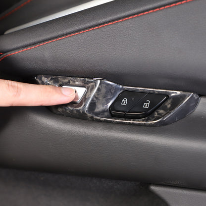 Forged Real Carbon Fiber Full Interior Set Cover Trim Kit For Corvette C8 20-25 - Variants 16-20 10
