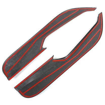Honeycomb Real Carbon Fiber Door Anti-Kick Panel Trim For Corvette C8 2020+ 4