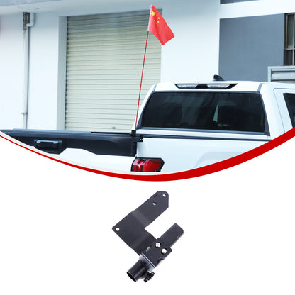 Front Bumper Flagpole Holder Antenna Mount Bracket For Toyota Tundra 2022-25 US 12