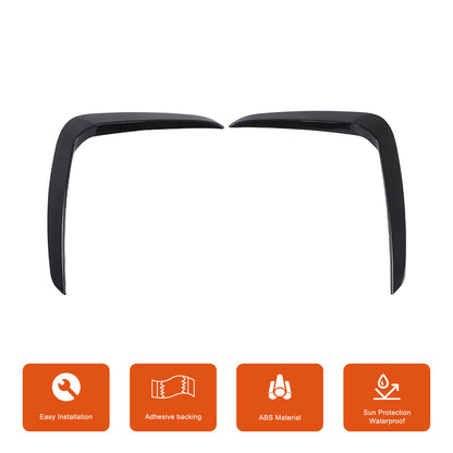 Glossy Black Front & Rear Bumper Trim Set For BMW X3 X4 G01 G02 M Sport 2022+ 5