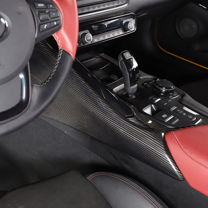 Real Carbon Fiber Full Interior Set Decor Trim Kit For Toyota Supra A90 MK5 19+ 246