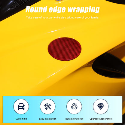 Red Real Carbon Fiber Interior Exterior Conosle Trim Cover For Lotus EMIRA 21-25 94