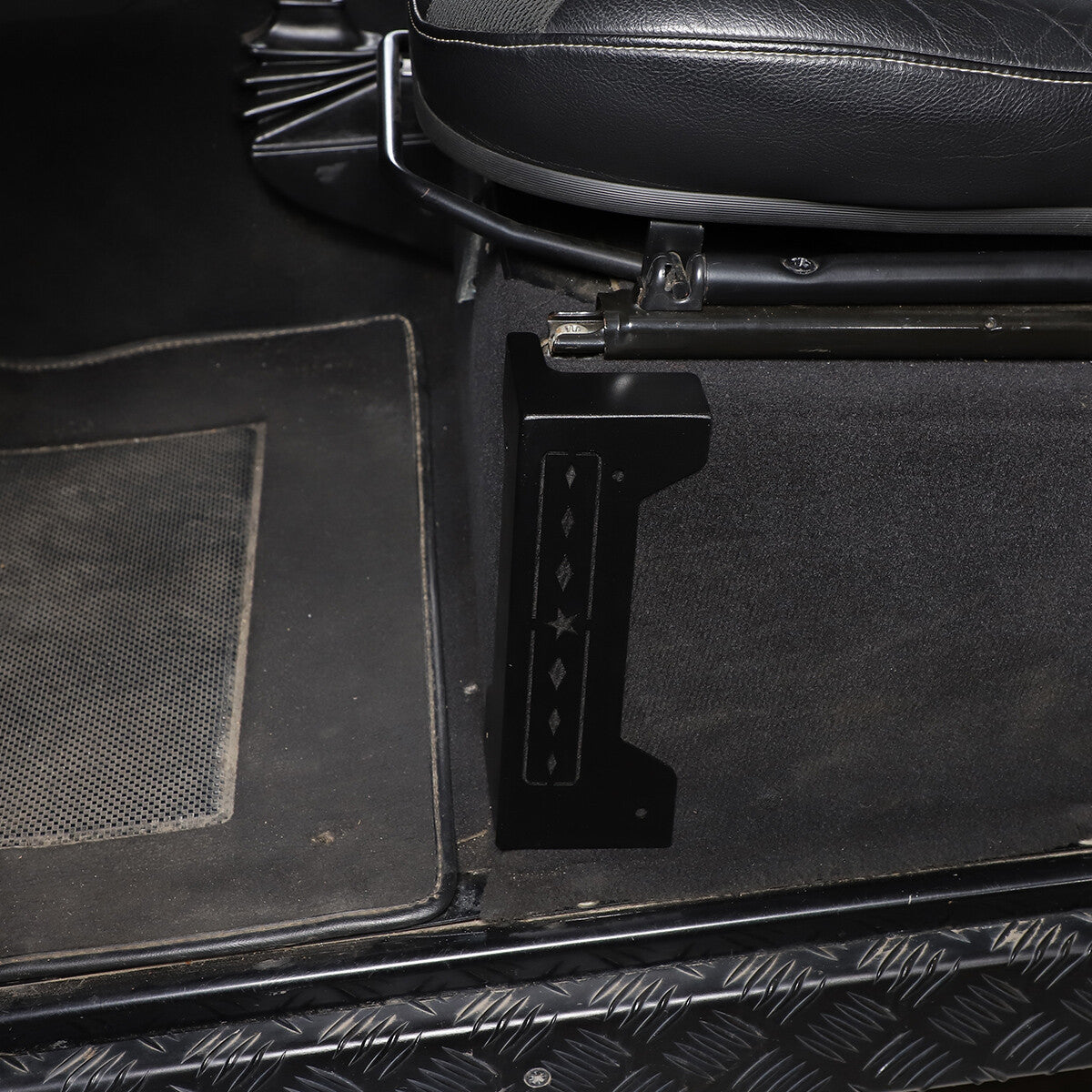 Matel Seat Base Angle Cover For Land Rover Defender 90 110 04-19 6