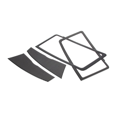 Carbon fiber Front headlight lamp cover Trim For Land Rover Defender 90 110 20+ 11
