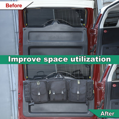 Trunk Rear Door Tailgate Hanging Storage Bag Tray For Toyota FJ Cruiser 2007-21 12
