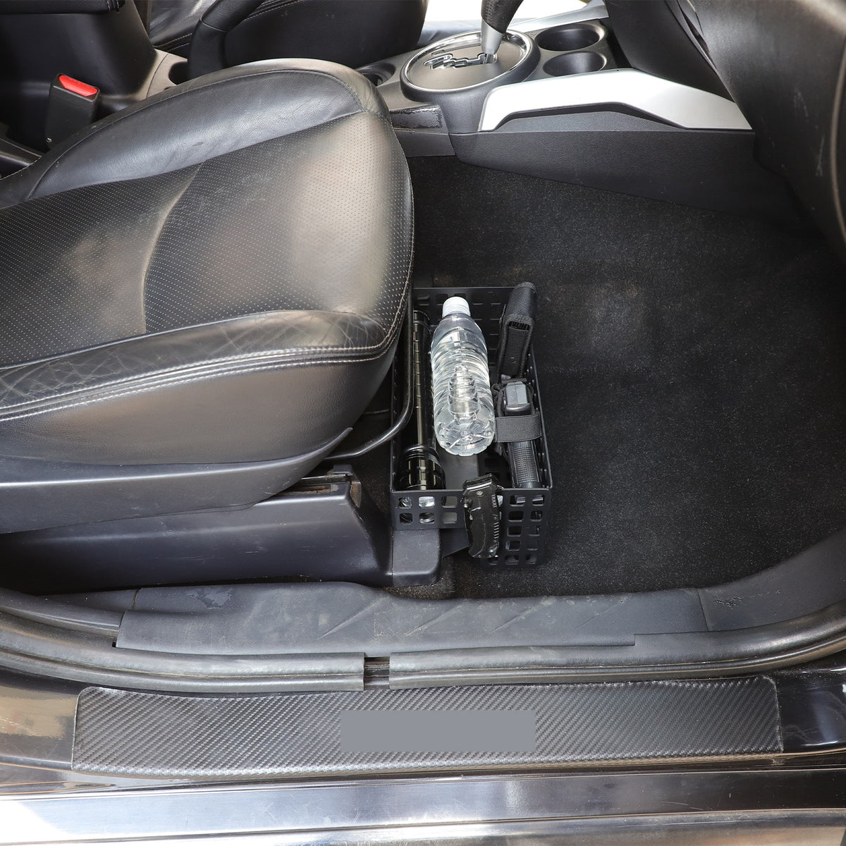 Aluminum Alloy Under Passenger Seat Storage Basket For Mitsubishi ASX 2011-2018 20