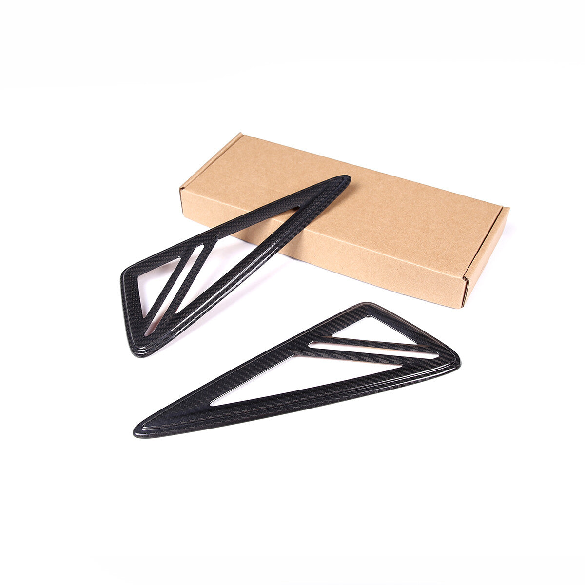 Real Carbon fiber Side Fender Vent Air Wing Trim For Lamborghini URUS 18-23 2