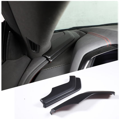 Matte Black ABS Full Interior Set Cover Trim Kit For Corvette C8 2020-25 - Styles 1-5 42