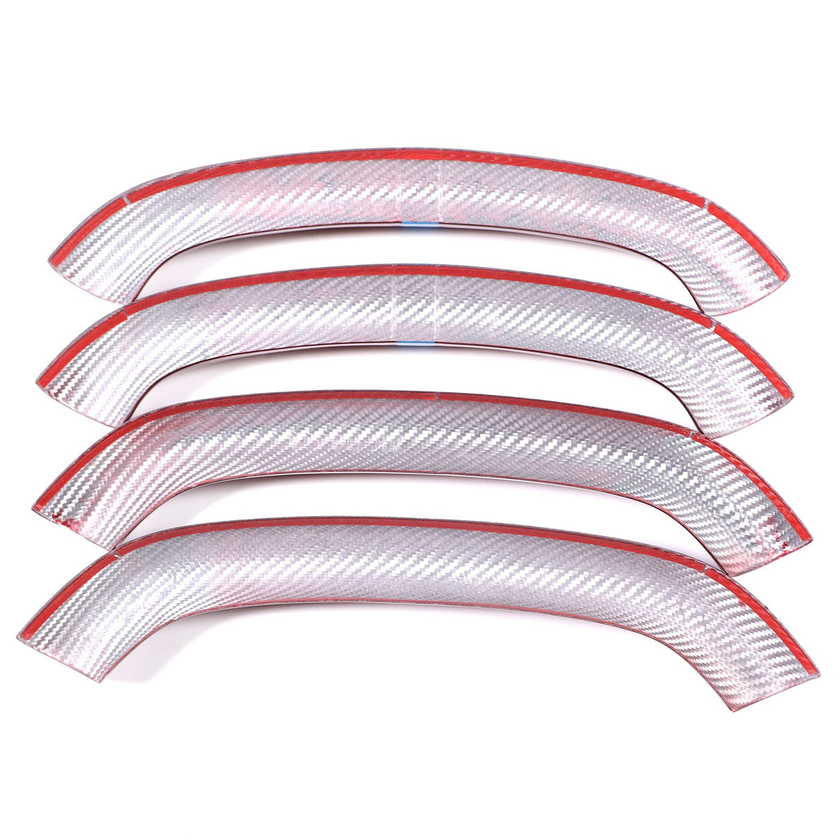 Red Real Carbon Fiber Blue Top Steering Wheel Cover Trim For Corvette C8 2020+ 14