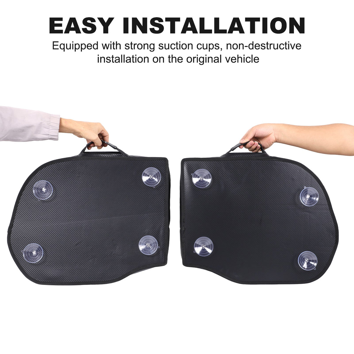 Carbon Pattern Tailgate Window Storage Bag For Land Rover Defender L663 2020+ 19