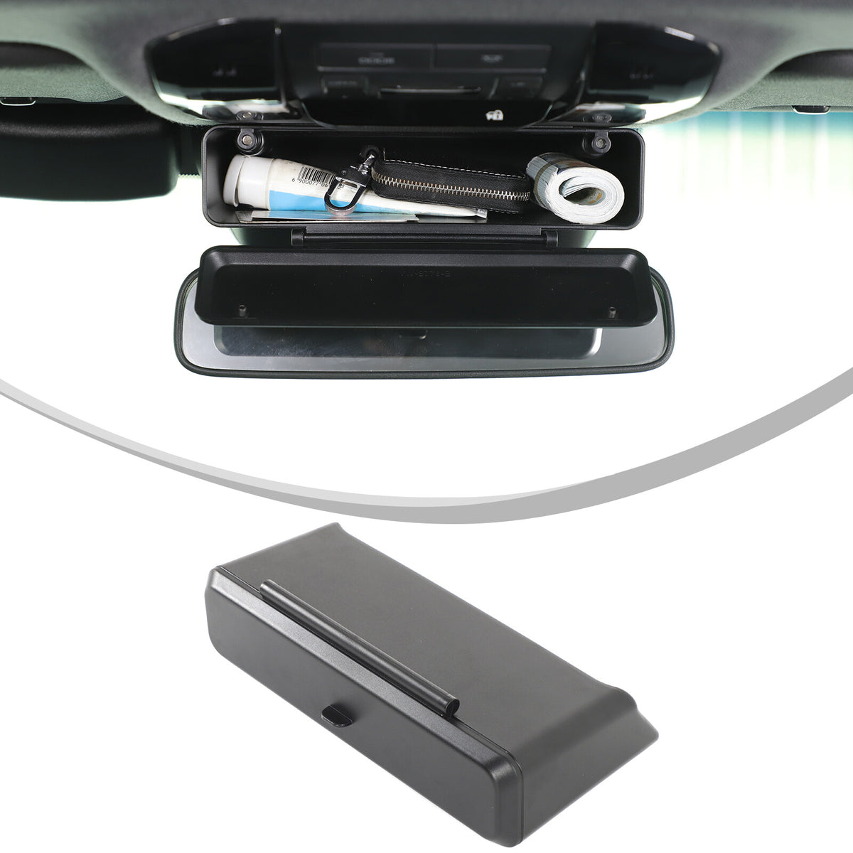 Interior Rearview Mirror Base Storage Box For Toyota Land Cruiser LC250 24+ US 15