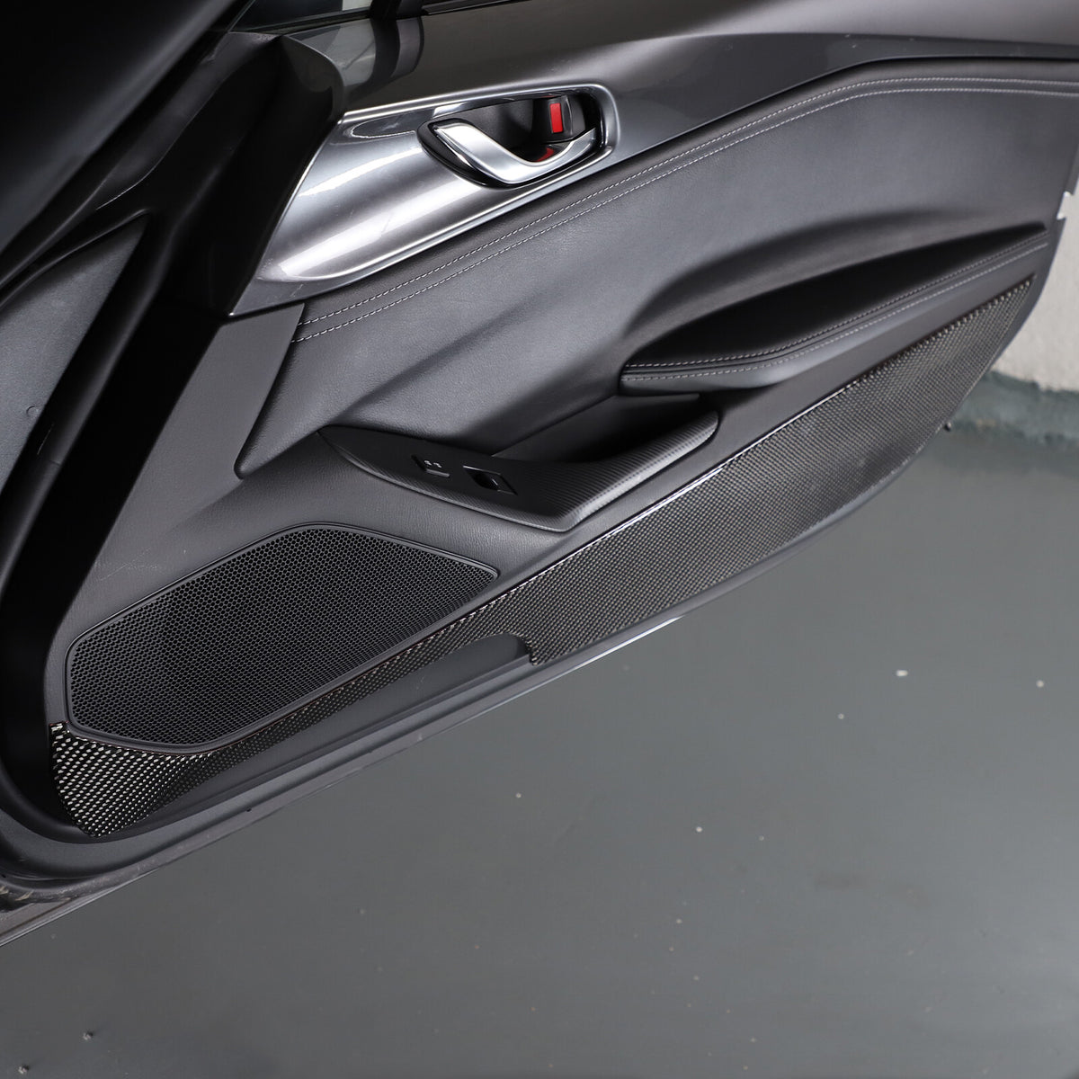 Soft Carbon Fiber Door Anti-Kick Panel Sticker For Mazda MX-5 Miata 16-23 9