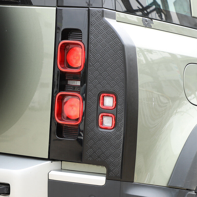 Rear Tail Light Cover Trim For Land Rover Defender 90 110 2020-23 Gloss Black US 7