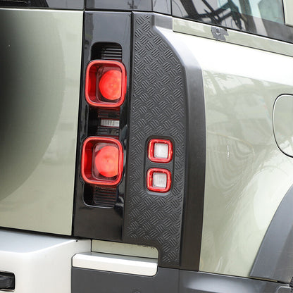 Rear Tail Light Cover Trim For Land Rover Defender 90 110 2020-23 Gloss Black US 7