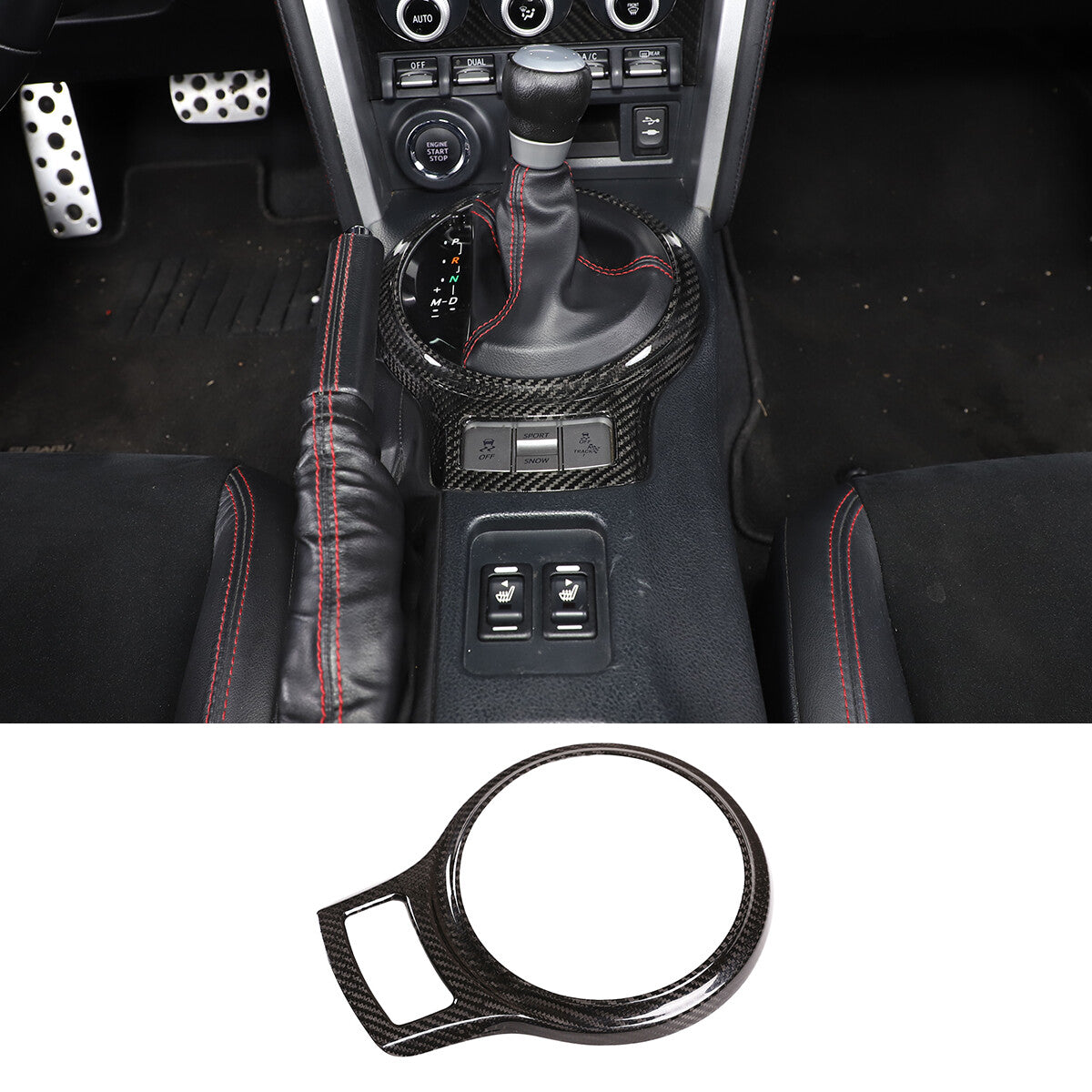 Real Carbon Fiber Interior Center Trim Set For Toyota 86 Subaru BRZ 2012-2020 76