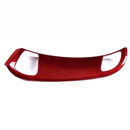 Red Real Carbon Fiber Interior Center Full Trim Set Kit For Corvette C7 2014-19 - Variants 11-13 3