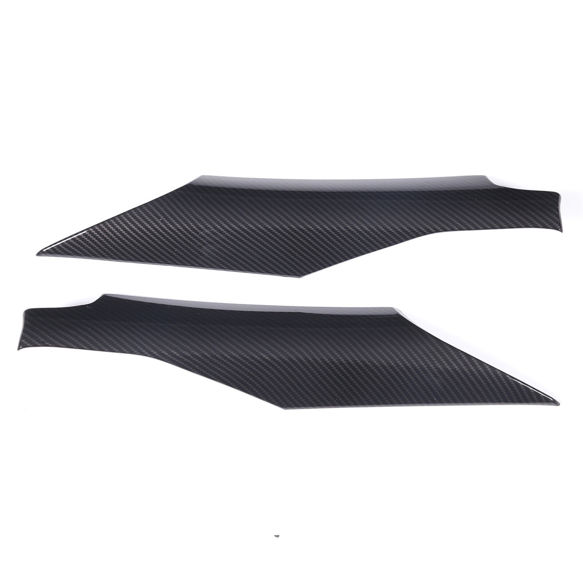 4PCS Carbon Fiber Pattern Interior Door Panel Cover Set For Corvette C8 2020-26 15