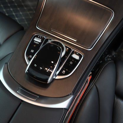 Wood Center Console Gear Panel Trim For Benz C GLC Class W205 X253 2015-2018 10