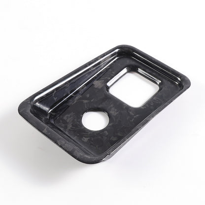 Forged Real Carbon Fiber Parking Button Cover Trim For Corvette C8 Z06 Z51 20-26 12