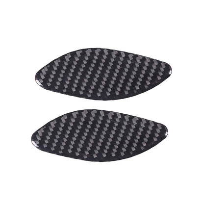 Carbon fiber Window Lift & Door Handle Storage Mat Sticker for Corvette C8 20-26 5