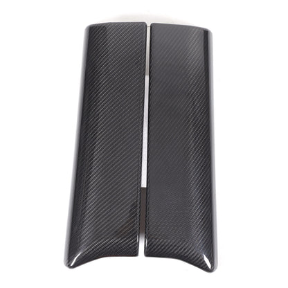 Real Carbon Fiber Center Console Armrest Box Cover Trim For BMW 5 Series G60 24+ 5