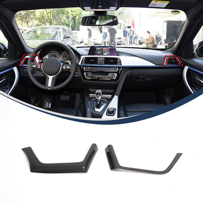 Real Carbon Fiber Center Side Air Vent Trim for BMW 3/4 Series F30/F32 2013-2019 13