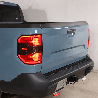 Smoked Black Rear Tail Light Guard Decor Cover Trim Bezel For Ford Maverick 22+ 8