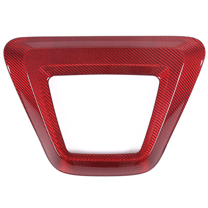 Red Real Carbon fiber Rear Bumper lower brake light frame For GR Supra 19-24 18