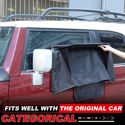 Front Door Window Sun Shade Cover For Toyota FJ Cruiser 2007-2021 8