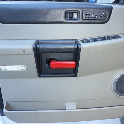 Sport Red ABS Inner Interior Door Handle Cover Trim For Hummer H2 2003-2007 US 11