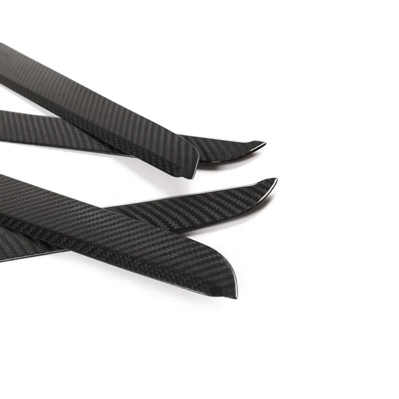Real Carbon Fiber Interior Door Panel Trim Cover For Porsche Macan 95B 14-20 US 11