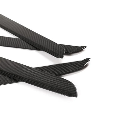 Real Carbon Fiber Interior Door Panel Trim Cover For Porsche Macan 95B 14-20 US 11