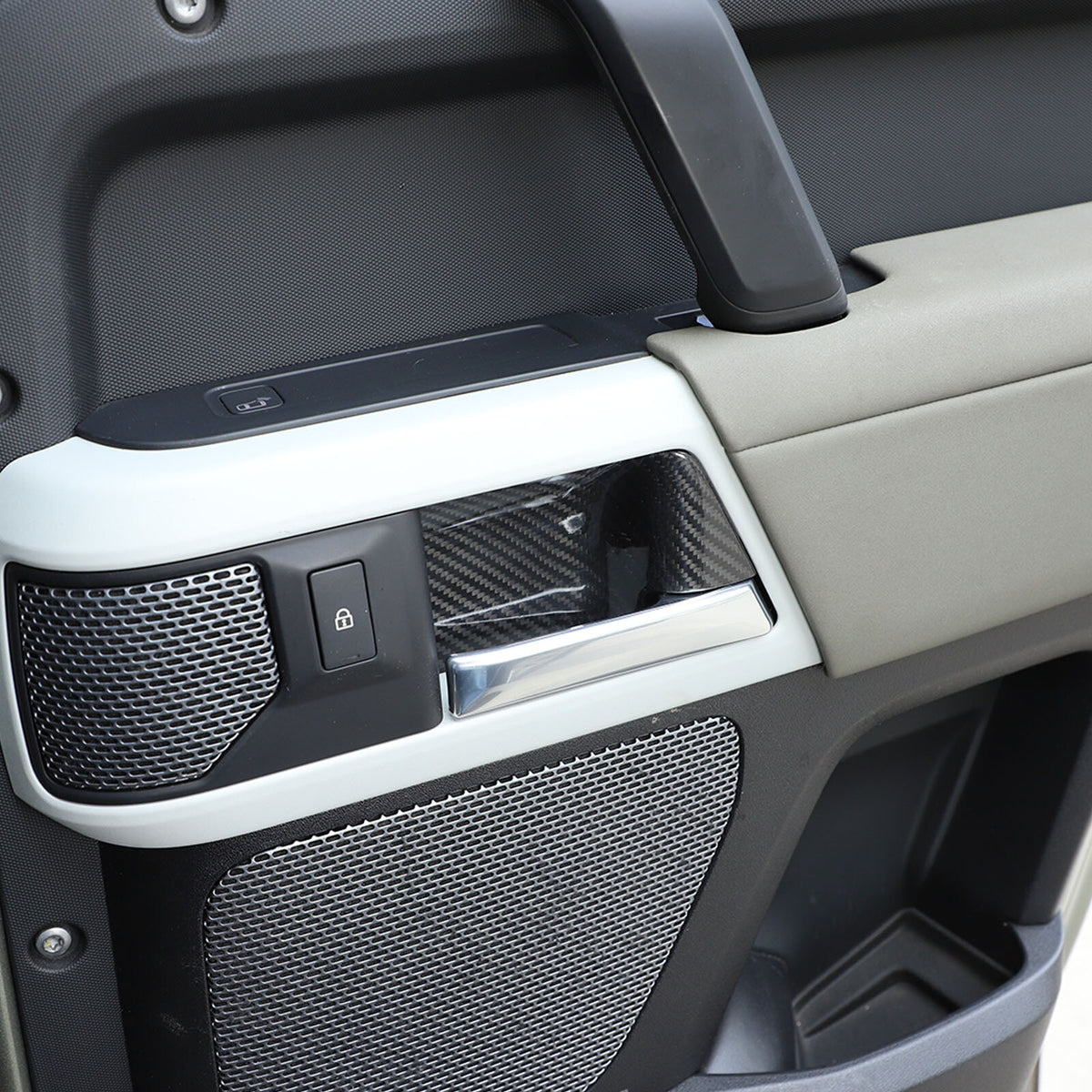 Real Dry Carbon Fiber Full Interior Trim Set For LR Defender 90 110 L663 20-23 205