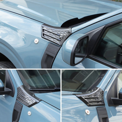 Carbon Fiber ABS Side Fender Upper Trim For Ford Maverick 2022+ US 15