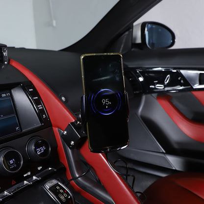 Wireless Charger Dash Phone Mount Phone Stand for Jaguar F-TYPE 13-24 15