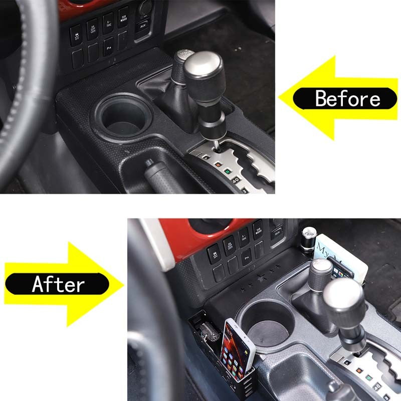 Star Style Interior Storage Box Two Baskets Trim For Toyota FJ Cruiser 07-21 US 5