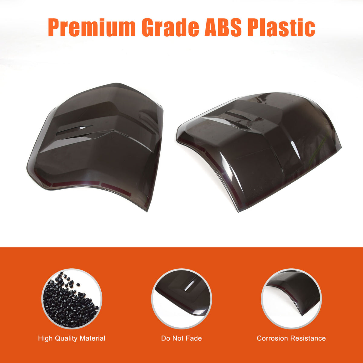 Smoked Black Rear Tail Light Guard Cover Trim Shell For Ford Maverick 2022-2024 7