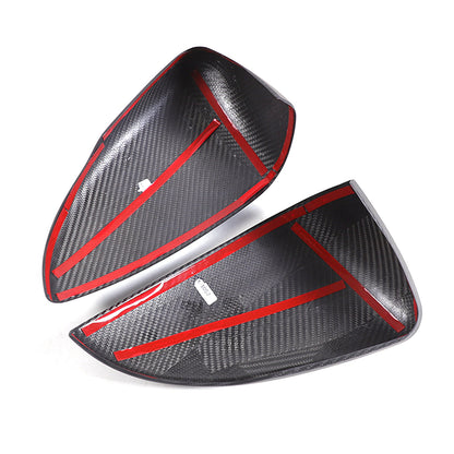 Matte Real Carbon fiber Side Rear Mirror Cover Caps Trim For Lotus EMIRA 2021-25 7