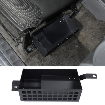 Aluminum Under Passenger Seat Storage Basket Tray For Nissan Frontier 2009-2017 19
