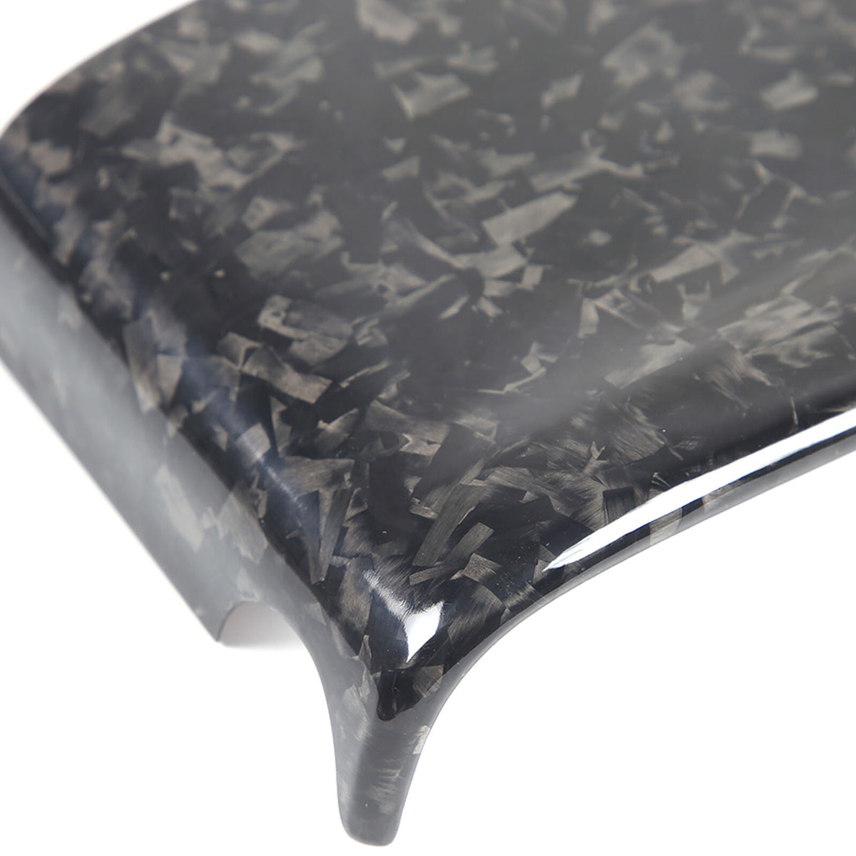 Forged Carbon fiber Steering Wheel Base Trim Cover For Jaguar F-TYPE 2013-2024 22