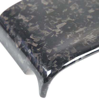 Forged Carbon fiber Steering Wheel Base Trim Cover For Jaguar F-TYPE 2013-2024 22