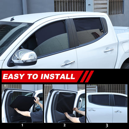 Rear Window Mesh Sun Shade Cover Windshield For Mitsubishi L200 Triton 2015-23 19